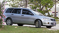 Rent a Mitsubishi Lancer from KCNN Rentals on Tobago