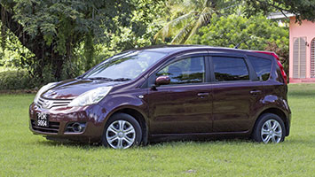 Rent a Nissan Note from KCNN Rentals on Tobago