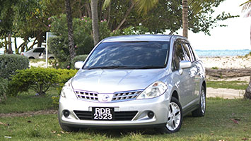 Rent a Nissan Tiida from KCNN Rentals on Tobago