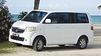 Rent a Suzuki APV MPV from KCNN Rentals on Tobago