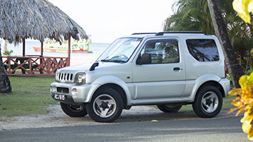 Rent a Suzuki Jimny Hard Top jeep/SUV from KCNN Rentals on Tobago